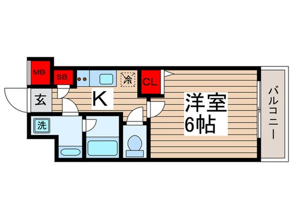 ﾗﾌｨｽﾀ大師前Ⅲ(1003)の物件間取画像